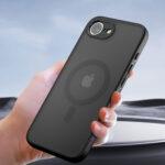 Coque Techsuit PureFrost MagSafe pour iPhone 15 Pro Max - Frosted Black – Image 6