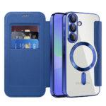 Étui portefeuille Techsuit SmartMag Book Case pour Samsung Galaxy A36 - Blue