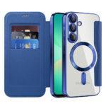 Étui portefeuille Techsuit SmartMag Book Case pour Samsung Galaxy A26 - Blue