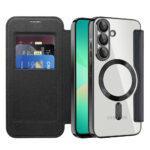 Étui portefeuille Techsuit SmartMag Book Case pour Samsung Galaxy A26 - Black