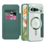 Étui portefeuille Techsuit SmartMag Book Case pour Google Pixel 10 Pro XL - Green