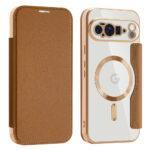 Étui portefeuille Techsuit SmartMag Book Case pour Google Pixel 10 Pro XL - Brown – Image 2