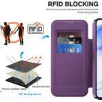 Étui portefeuille Techsuit SmartMag Book Case pour Samsung Galaxy A55 - Purple – Image 6