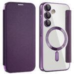 Étui portefeuille Techsuit SmartMag Book Case pour Samsung Galaxy A55 - Purple – Image 2