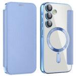 Étui portefeuille Techsuit SmartMag Book Case pour Samsung Galaxy A55 - Light Blue – Image 2