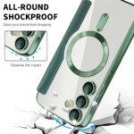 Étui portefeuille Techsuit SmartMag Book Case pour Samsung Galaxy A55 - Green – Image 3