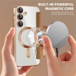 Étui portefeuille Techsuit SmartMag Book Case pour Samsung Galaxy A55 - Brown – Image 4