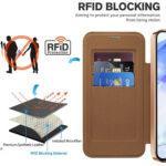 Étui portefeuille Techsuit SmartMag Book Case pour Samsung Galaxy A55 - Brown – Image 5