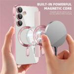 Étui portefeuille Techsuit SmartMag Book Case pour Samsung Galaxy A55 - Pink – Image 6