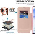 Étui portefeuille Techsuit SmartMag Book Case pour Samsung Galaxy A55 - Pink – Image 5