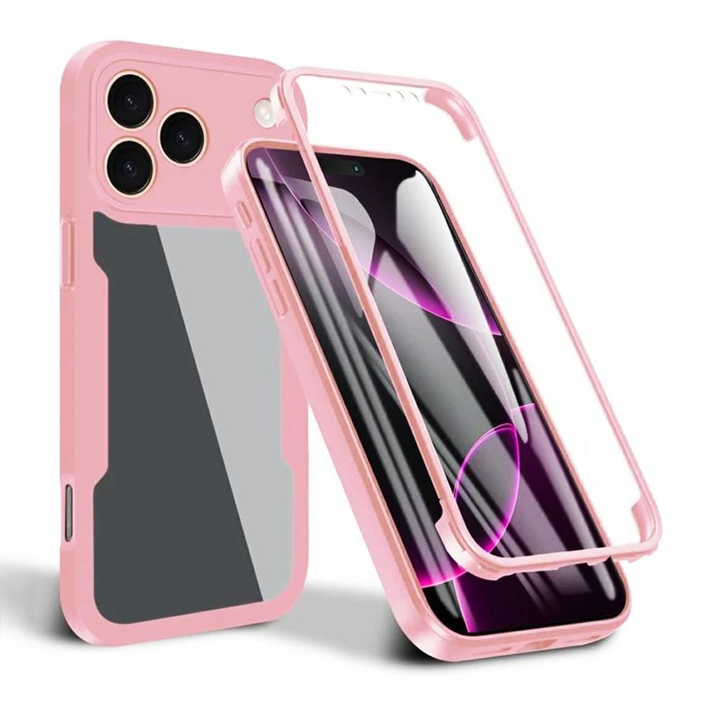 2357851 Coque intégrale Techsuit ColorVerse 360 pour iPhone 17 Pro - Pink – Image 1