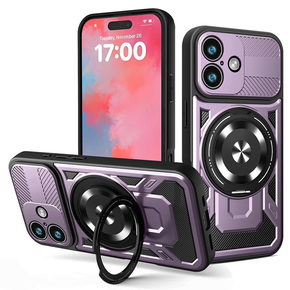 2360929 Coque Techsuit RuggedCam pour iPhone 17 - Purple – Image 1