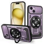 Coque Techsuit RuggedCam pour iPhone 15 Plus - Purple