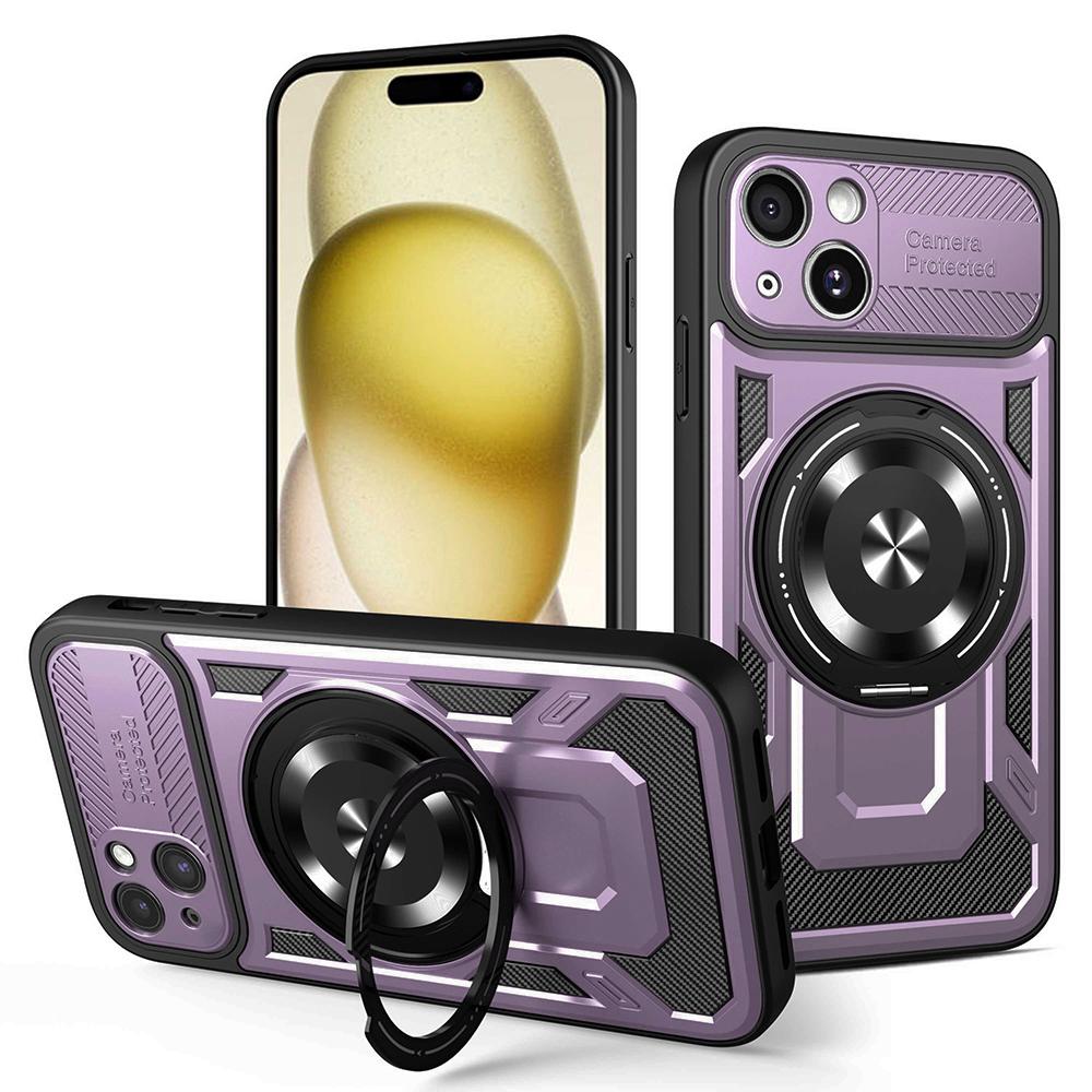 2360989 Coque Techsuit RuggedCam pour iPhone 15 - Purple – Image 1