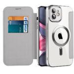 Étui portefeuille Techsuit SmartMag Book Case pour iPhone 11 - Gray
