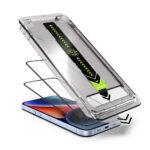 Lot de 2 protections d'écran Techsuit TitanGlass FullCover avec applicateur pour iPhone 16 Pro / iPhone 17 - Black – Image 3