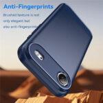 Coque Techsuit Carbon Silicone pour iPhone Air - Blue – Image 3