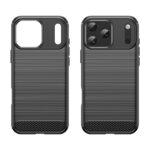 Coque Techsuit Carbon Silicone pour iPhone 17 Pro - Black – Image 2