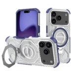 Coque Techsuit Carbon Shield PRO pour iPhone 17 Pro - Blue Transparent