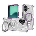 Coque Techsuit Carbon Shield PRO pour iPhone 17 - Purple Transparent