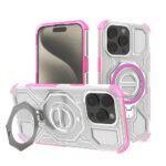 Coque Techsuit Carbon Shield PRO pour iPhone 15 Pro Max - Pink Transparent