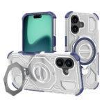 Coque Techsuit Carbon Shield PRO pour iPhone 16 - Blue Transparent