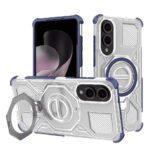 Coque Techsuit Carbon Shield PRO pour Samsung Galaxy S25 Edge - Blue Transparent