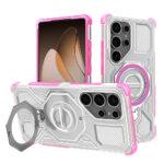 Coque Techsuit Carbon Shield PRO pour Samsung Galaxy S25 Ultra - Pink Transparent