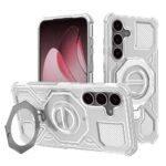 Coque Techsuit Carbon Shield PRO pour Samsung Galaxy S25 - White Transparent