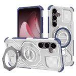 Coque Techsuit Carbon Shield PRO pour Samsung Galaxy S25 - Blue Transparent