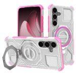 Coque Techsuit Carbon Shield PRO pour Samsung Galaxy S25 Plus - Pink Transparent