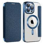 Étui portefeuille Techsuit SmartMag Book Case pour iPhone 16 Pro - Blue – Image 2