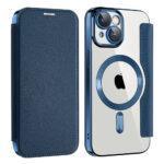 Étui portefeuille Techsuit SmartMag Book Case pour iPhone 15 Plus - Blue – Image 2