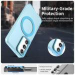Coque Techsuit CandyCase MagSafe pour Samsung Galaxy S23 - Blue – Image 2