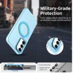 Coque Techsuit CandyCase MagSafe pour Samsung Galaxy A25 - Blue – Image 3