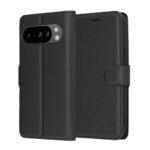 Étui portefeuille Techsuit Leather Folio pour Google Pixel 10 Pro XL - Black