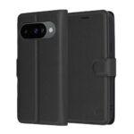 Étui portefeuille Techsuit Leather Folio pour Google Pixel 10 / 10 Pro - Black