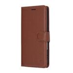 Étui portefeuille Techsuit Leather Folio pour iPhone 17 - Brown – Image 4