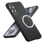 Coque Techsuit Aramid Fiber MagSafe pour Samsung Galaxy S25 - Black