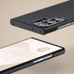 Coque Techsuit Aramid Fiber MagSafe pour Samsung Galaxy S24 Ultra - Black – Image 5