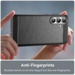 Coque Techsuit Carbon Silicone pour Samsung Galaxy S25 FE - Black – Image 3