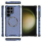 Coque Techsuit HoneyComb Shield MagSafe pour Samsung Galaxy S25 Ultra - Blue – Image 4