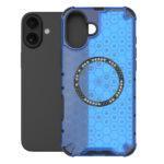 Coque Techsuit HoneyComb Shield MagSafe pour iPhone 16 - Blue – Image 2