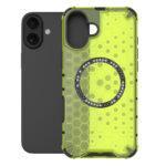 Coque Techsuit HoneyComb Shield MagSafe pour iPhone 16 - Lime Green – Image 2