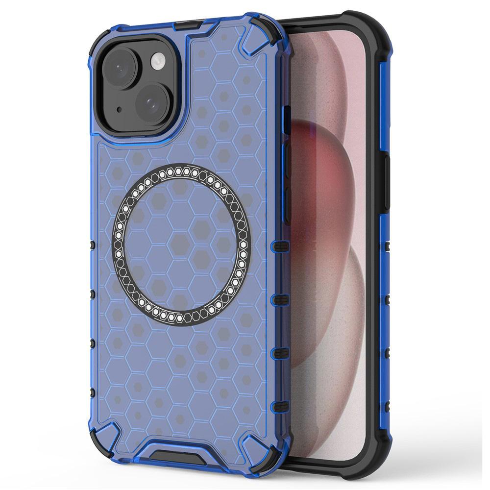 2425141 Coque Techsuit HoneyComb Shield MagSafe pour iPhone 14 - Blue – Image 1