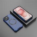 Coque Techsuit HoneyComb Shield MagSafe pour iPhone 14 - Blue – Image 5