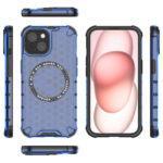 Coque Techsuit HoneyComb Shield MagSafe pour iPhone 14 - Blue – Image 4
