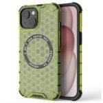 Coque Techsuit HoneyComb Shield MagSafe pour iPhone 14 - Lime Green