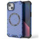 Coque Techsuit HoneyComb Shield MagSafe pour iPhone 13 - Blue