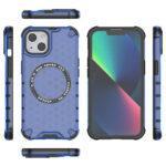 Coque Techsuit HoneyComb Shield MagSafe pour iPhone 13 - Blue – Image 4